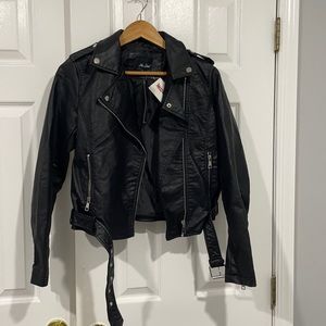 Faux Leather Jacket